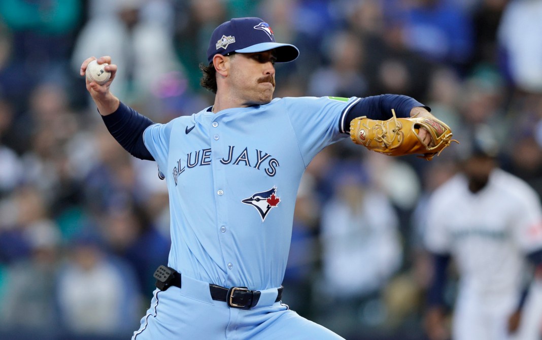 MLB: Playoffs-Toronto Blue Jays at Seattle Mariners Shane Bieber Toronto Blue Jays pitcher