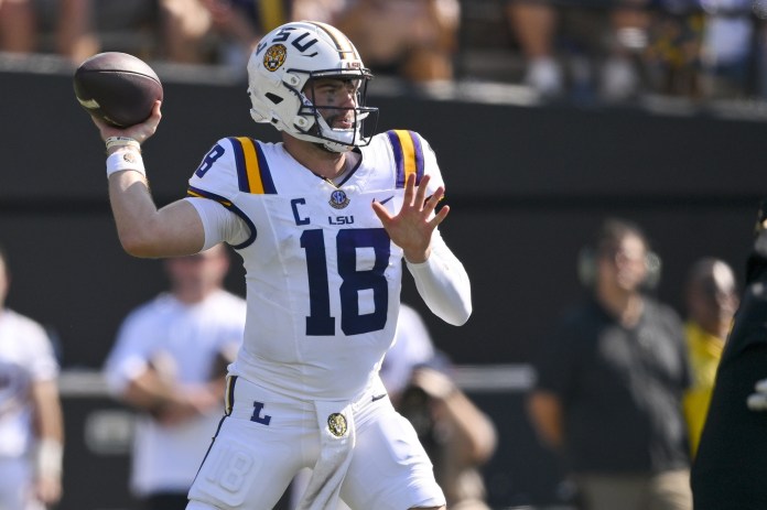 Garrett Nussmeier, LSU, college football