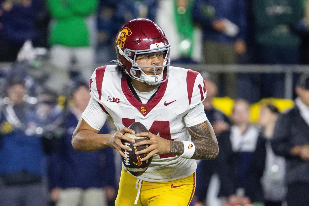 NCAA Football: Southern California at Notre Dame Jayden Maiava, USC, college football