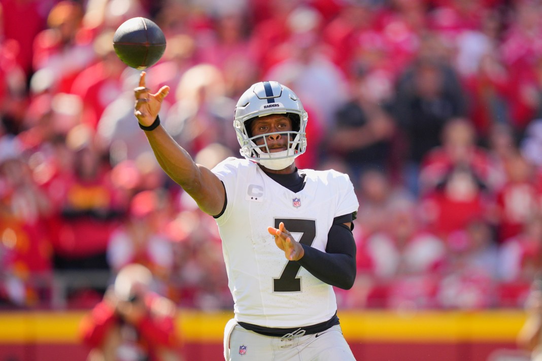 geno smith las vegas raiders week 9 player props