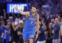 NBA Player Prop Picks Today: Top Prop Bets for Tuesday, October 28 Thunder star Chet Holmgren gestures after making a 3 against the Rockets during the 2025-26 NBA season.