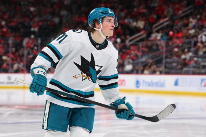 Macklin Celebrini, San Jose Sharks, NHL