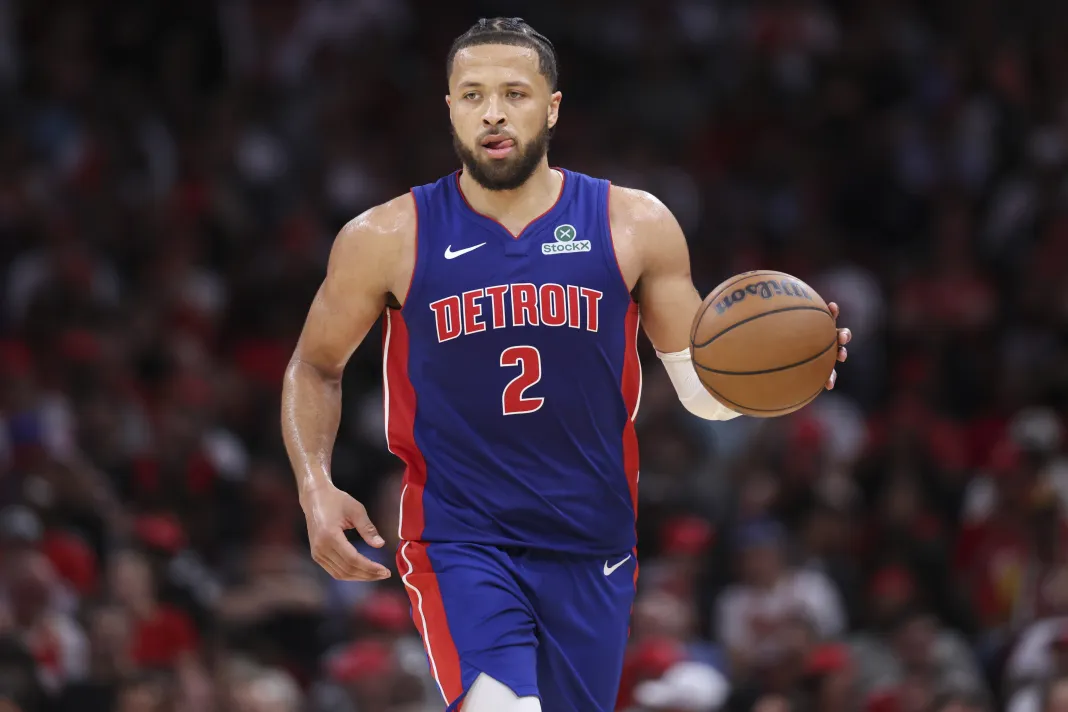 NBA: Detroit Pistons at Houston Rockets Cade Cunningham, Detroit Pistons, NBA