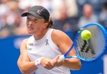 WTA Finals Monday, November 3: Tennis Best Bets, Predictions, Top Picks Iga Swiatek hits a backhand in a match against Suzan Lamens at the 2025 US Open.