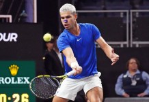 ATP Finals Sunday, November 9: Tennis Best Bets, Predictions, Top Picks Carlos Alcaraz hits a drop shot against Francisco Cerundolo at the 2025 Laver Cup.