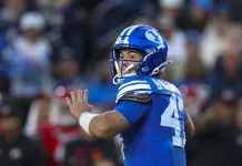 Expert College Football Best Bets: Week 11 picks and predictions from Zachary Cohen BYU quarterback Bear Bachmeier throws a pass against Utah during the 2025 college football season.