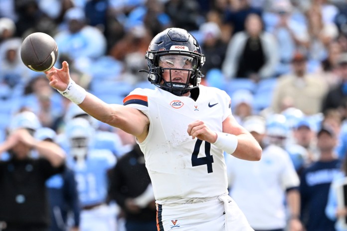 Chandler Morris Virginia Cavaliers quarterback