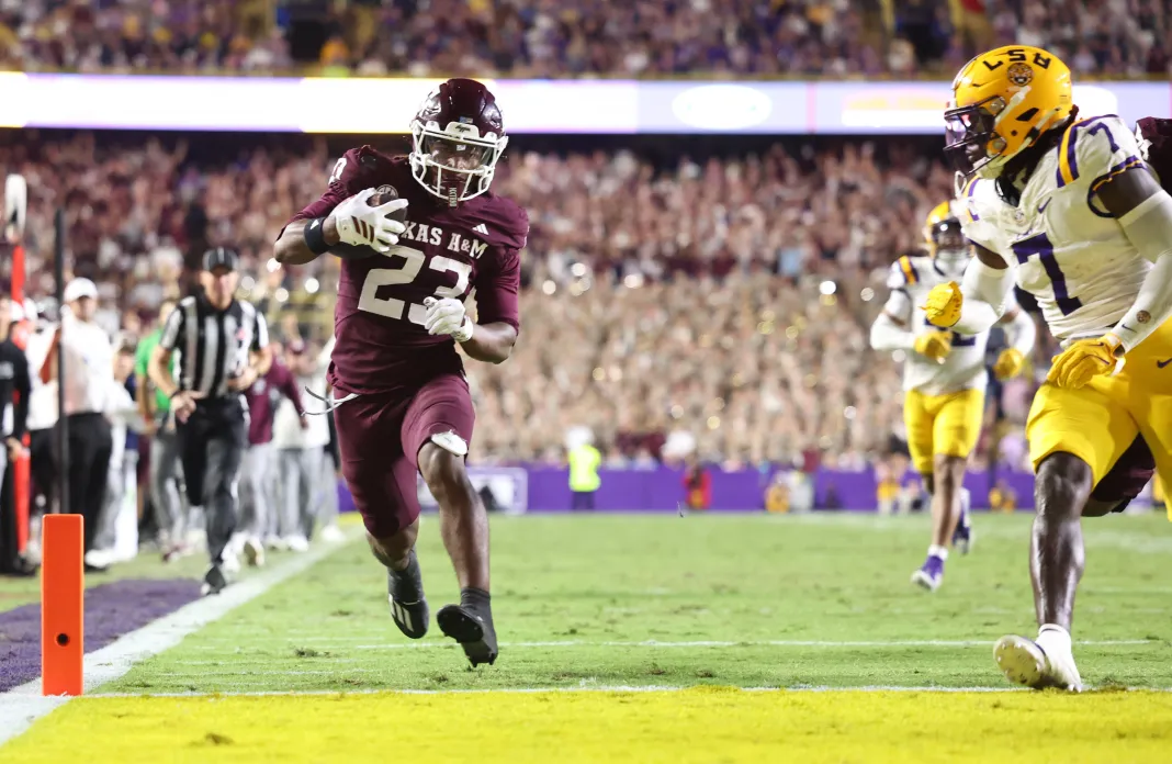 NCAA Football: Texas A&M at Louisiana State Jamarion Morrow Texas A&M running back
