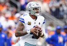 Cardinals vs. Cowboys Predictions: Week 9 Monday Night Football odds, picks and player props Cowboys star Dak Prescott looks to throw against the Broncos during the 2025 NFL season.