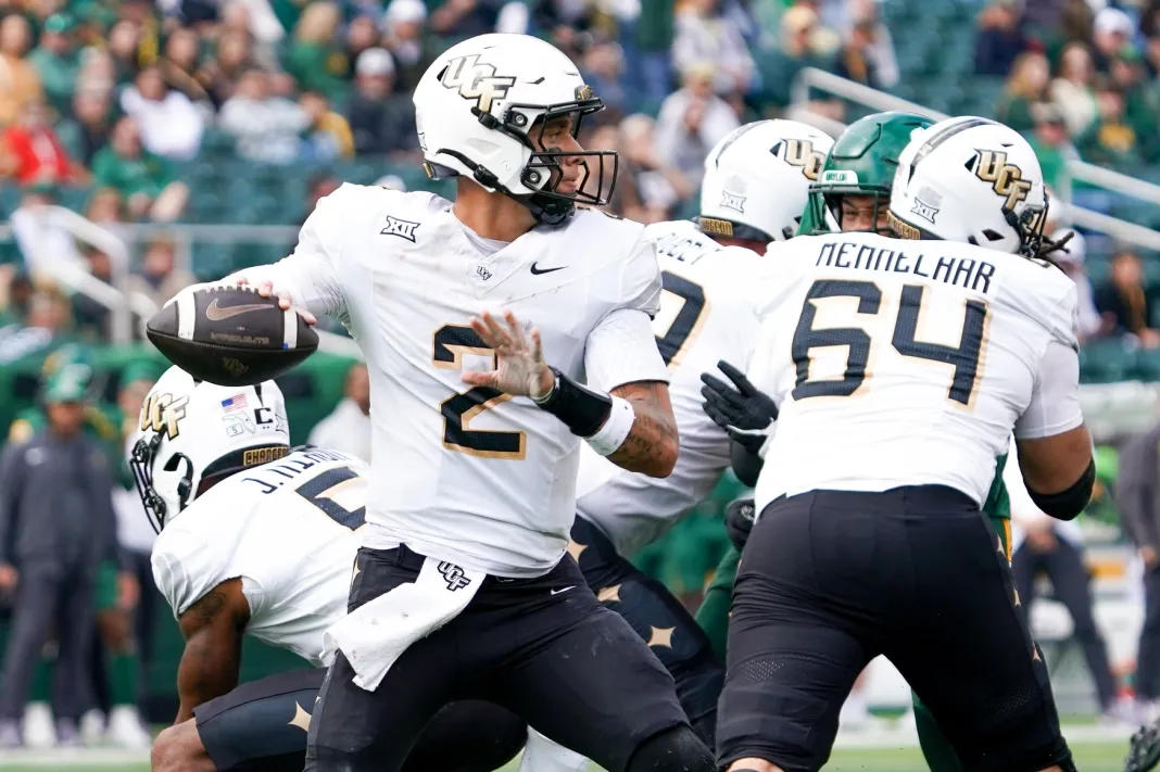NCAA Football: Central Florida at Baylor college football rankings week 11 picks