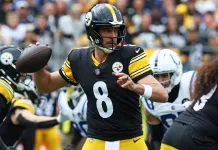 Steelers at Chargers Predictions: Week 10 Sunday Night Football odds, picks and player props Steelers star Aaron Rodgers throws a pass against the Colts during the 2025 NFL season.