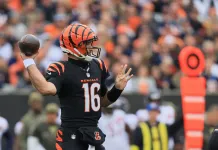 Expert NFL Best Bets: Week 11 picks, predictions and player props from Zachary Cohen Bengals quarterback Joe Flacco throws a pass against the Bears during the 2025 NFL season.