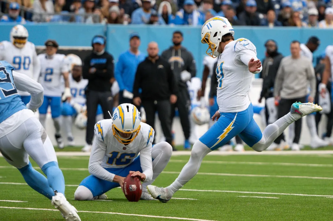 NFL: Los Angeles Chargers at Tennessee Titans cameron dicker nfl kicker prop bets