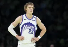 NBA Picks & Predictions Today (Nov. 10): Best Bets on Sides & Totals Jazz star Lauri Markkanen looks on against the Timberwolves during the 2025-26 NBA season.