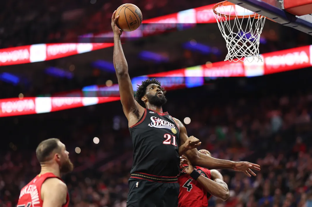 NBA: Toronto Raptors at Philadelphia 76ers Joel embiid, NBA, Philadelphia Sixers