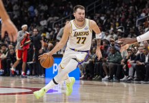 NBA Predictions Today: Best Bets and Player Props for Saturday, November 15 Lakers superstar Luka Doncic drives against the Hawks during the 2025-26 NBA season.