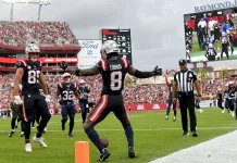 Expert NFL Best Bets: Week 12 picks, predictions and player props from Zachary Cohen Patriots wide receiver Stefon Diggs celebrates a touchdown against the Buccaneers during the 2025 NFL season.