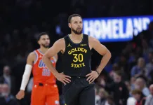 NBA Player Prop Picks Today: Top Prop Bets for Wednesday, November 12 Warriors superstar Stephen Curry looks on during a meeting with the Thunder in the 2025-26 NBA season.