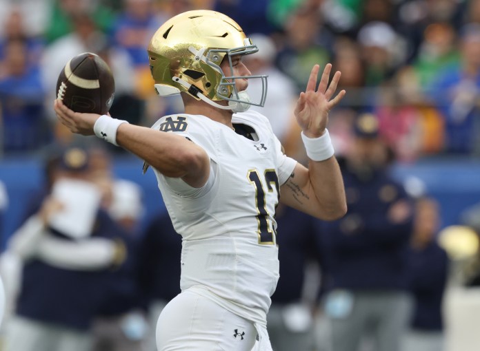 CJ Carr, Notre Dame, college football