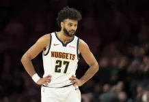 NBA Player Prop Picks Today: Top Prop Bets for Monday, November 17 Nuggets star Jamal Murray looks on against the Timberwolves during the 2025-26 NBA season.