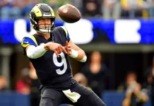 Buccaneers vs. Rams Predictions: Week 12 Sunday Night Football odds, picks and player props Rams star Matthew Stafford throws a pass against the Seahawks during the 2025 NFL season.