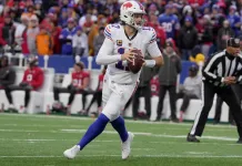 NFL Top Plays Based on Betting Splits, Power Ratings and Trends – Week 12 Josh Allen, Buffalo Bills, NFL