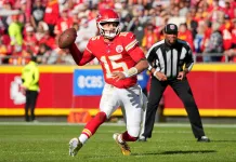 Chiefs vs. Cowboys Predictions: Week 13 Thanksgiving Day odds, picks and player props Chiefs superstar Patrick Mahomes looks to throw against the Colts during the 2025 NFL season.