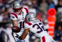 Giants vs. Patriots Predictions: Week 13 Monday Night Football odds, picks and player props Patriots star Drake Maye hands the ball off to TreVeyon Henderson in a meeting with the Bengals during the 2025 NFL season.