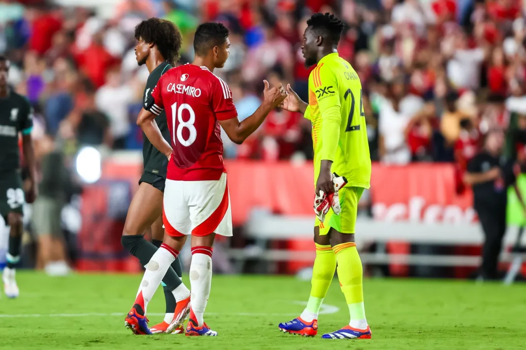 Soccer: International Friendly Soccer-Liverpool at Manchester United Casemiro, Manchester United