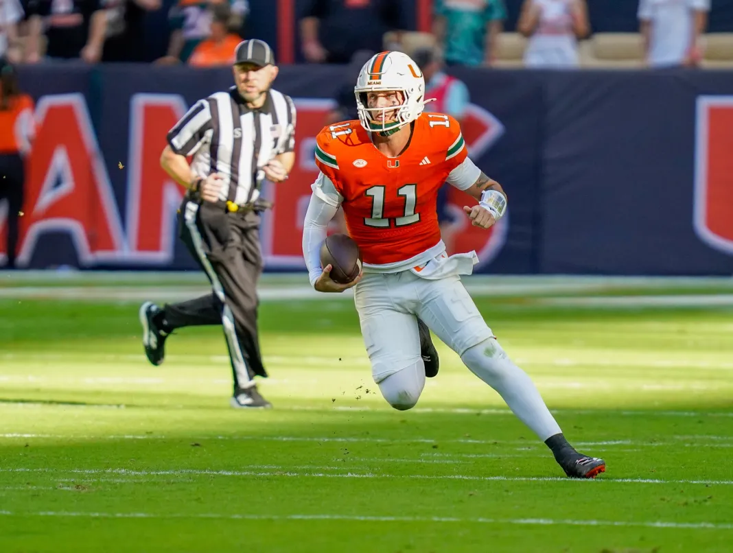 NCAA Football: Syracuse at Miami Carson Beck, Miami Hurricanes, college football