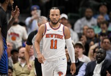 State of the East: Analyzing the 2025-26 Eastern Conference for NBA Futures Betting Value Knicks superstar Jalen Brunson struts against the Mavericks during the 2025-26 NBA season.