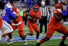 New Mexico vs. Minnesota Rate Bowl Prediction December 26, 2025 New Mexico running back Damon Bankston runs against Air Force during the 2025 college football season.