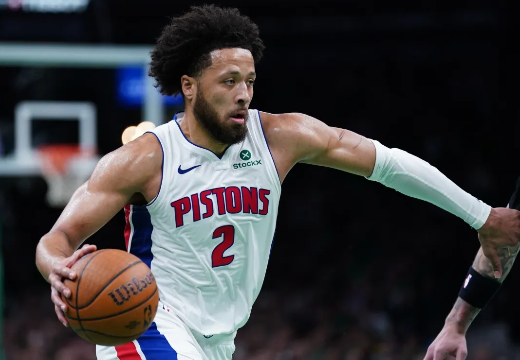 NBA: Detroit Pistons at Boston Celtics Cade Cunningham, Detroit Pistons, NBA