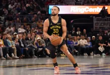 NBA Picks & Predictions Today (Dec. 12): Best Bets on Sides & Totals Warriors star Stephen Curry takes a jumper against the Rockets during the 2025-26 NBA season.