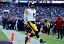 Dolphins vs. Steelers Predictions: Week 15 Monday Night Football odds, picks and player props Steelers quarterback Aaron Rodgers celebrates a touchdown against the Ravens during the 2025 NFL season.