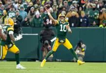 NFL Week 16 Saturday Picks: Eagles vs. Commanders, Packers vs. Bears Packers quarterback Jordan Love looks to throw against the Bears during the 2025 NFL season.