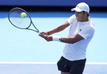 Australian Open Predictions: Tennis best bets for Day 2 – January 18 & 19 Learner Tien hits a backhand against Andrey Rublev at the 2025 Cincinnati Open.