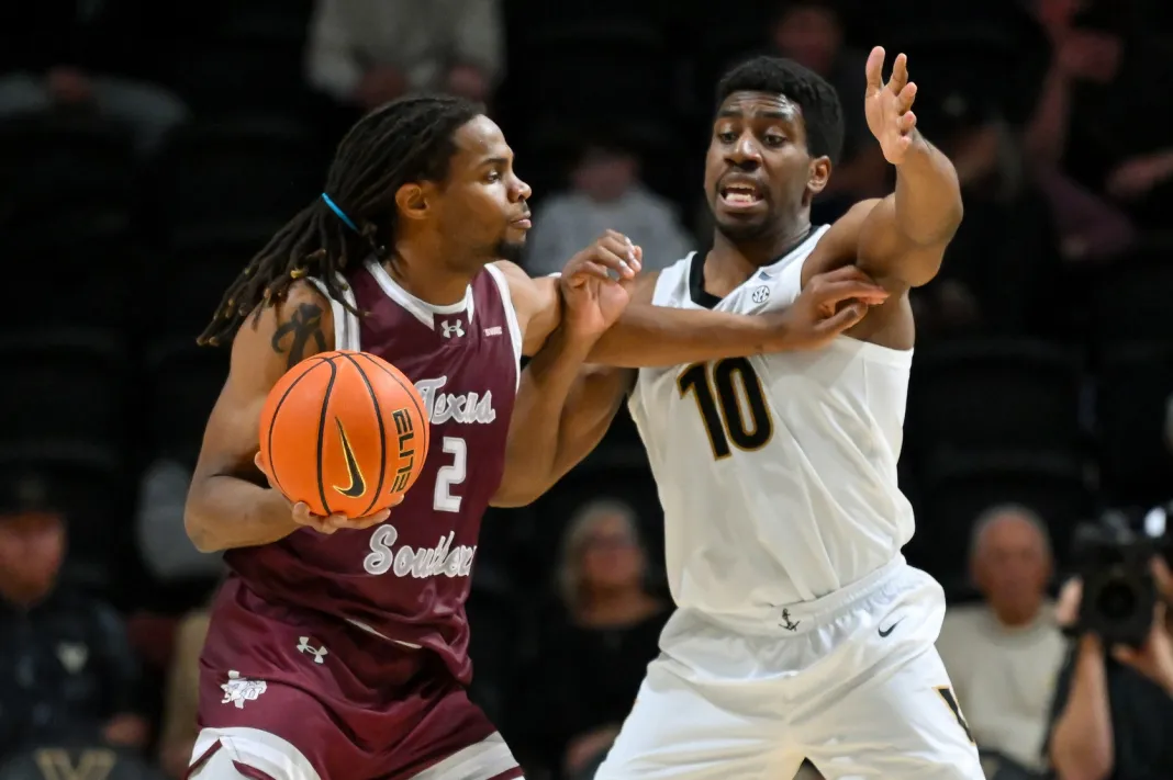 NCAA Basketball: Texas Southern at Vanderbilt Troy Hupstead, TExas Southern