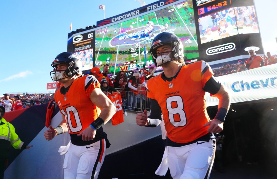 Bo Nix and Jarrett Stidham