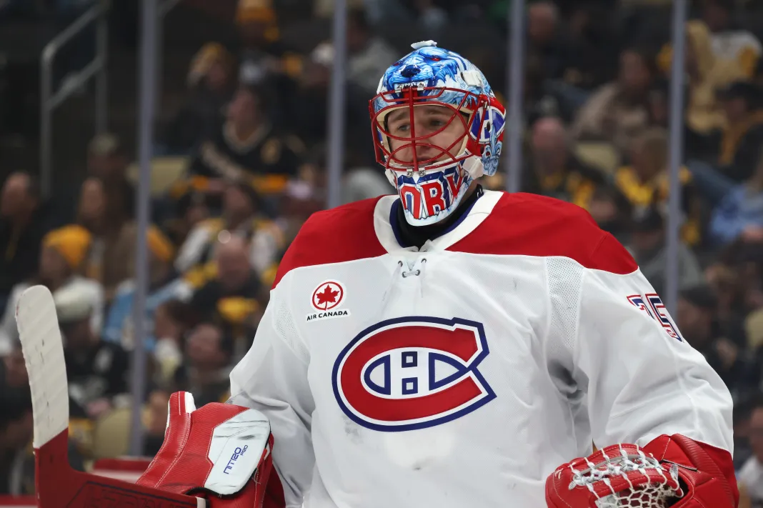 NHL: Montreal Canadiens at Pittsburgh Penguins Jakub Dobes, Montreal Canadiens