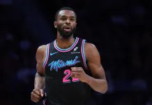 NBA Predictions Today: Best Bets and Player Props for Thursday, January 1 Heat forward Andrew Wiggins runs the floor against the Pacers during the 2025-26 NBA season.