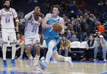 NBA Player Prop Picks Today: Top Prop Bets for Wednesday, January 28 Hornets guard Kon Knueppel drives to the rim against the Thunder during the 2025-26 NBA season.