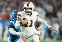 Steve Makinen: College Football Playoff Final Key Trends and Best Bets Carson Beck, Miami, college football