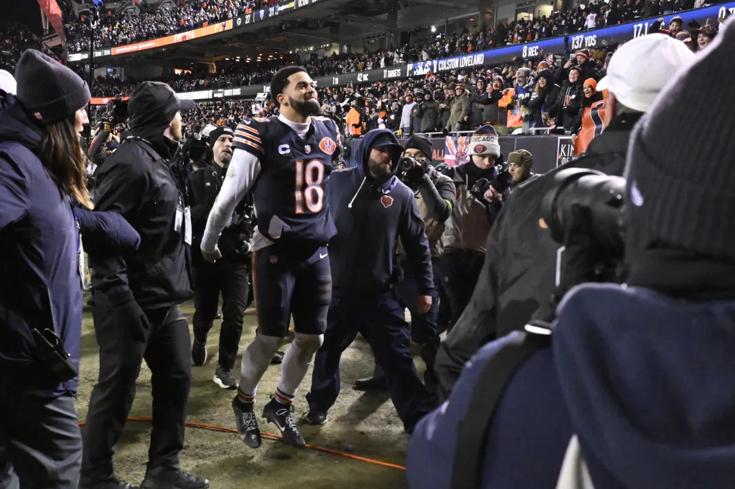 NFL: NFC Wild Card Round-Green Bay Packers at Chicago Bears Caleb Williams