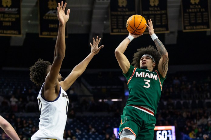 Tre Donaldson, Miami, college basketball