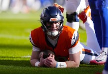 Broncos Flip to Underdogs in AFC Title Game With Bo Nix Out for Season With Broken Ankle Bo Nix
