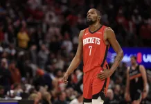 NBA Picks & Predictions Today (Jan. 22): Best Bets on Sides & Totals Rockets superstar Kevin Durant walks off the floor against the Spurs during the 2025-26 NBA season.