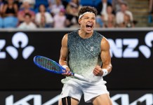 Australian Open Predictions: Tennis best bets for Day 9 – January 25 & 26 Ben Shelton celebrates a win over Valentin Vacherot at the 2026 Australian Open.