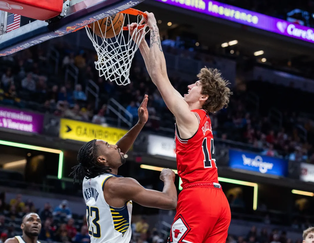 NBA: Chicago Bulls at Indiana Pacers Matas Buzelis, Chicago Bulls, NBA