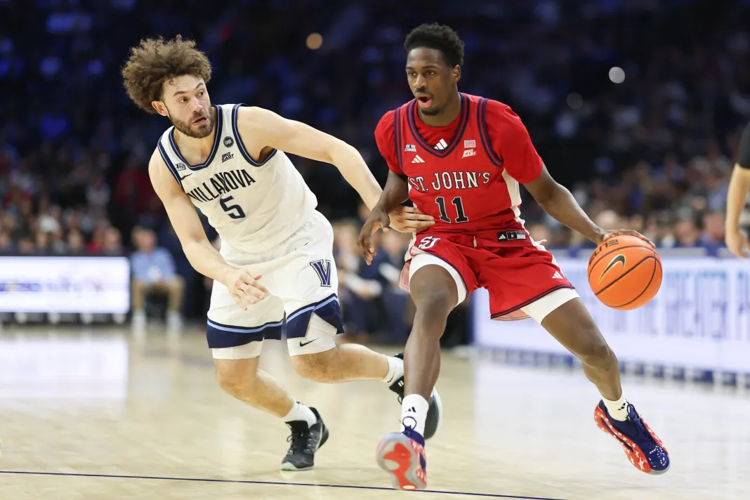 NCAA Basketball: St. John at Villanova Ian Jackson, St. John's, college basketball